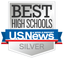 U.S News and World Report Best High Schools badge Silver