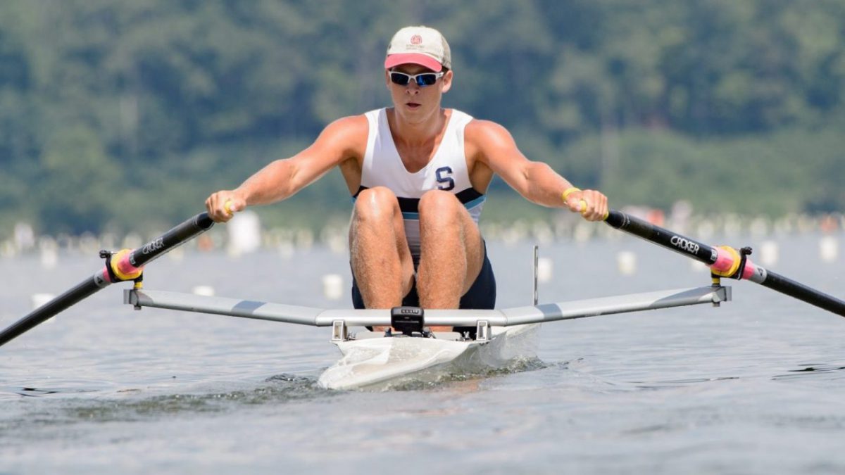 Emory Sammons in action on the water earlier this year.