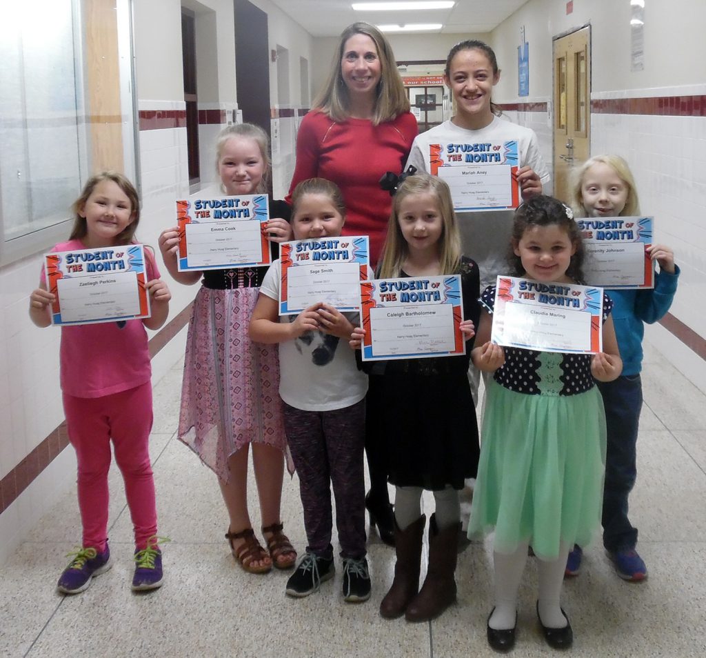 Fort Plain Harry Hoag Students of Month Oct