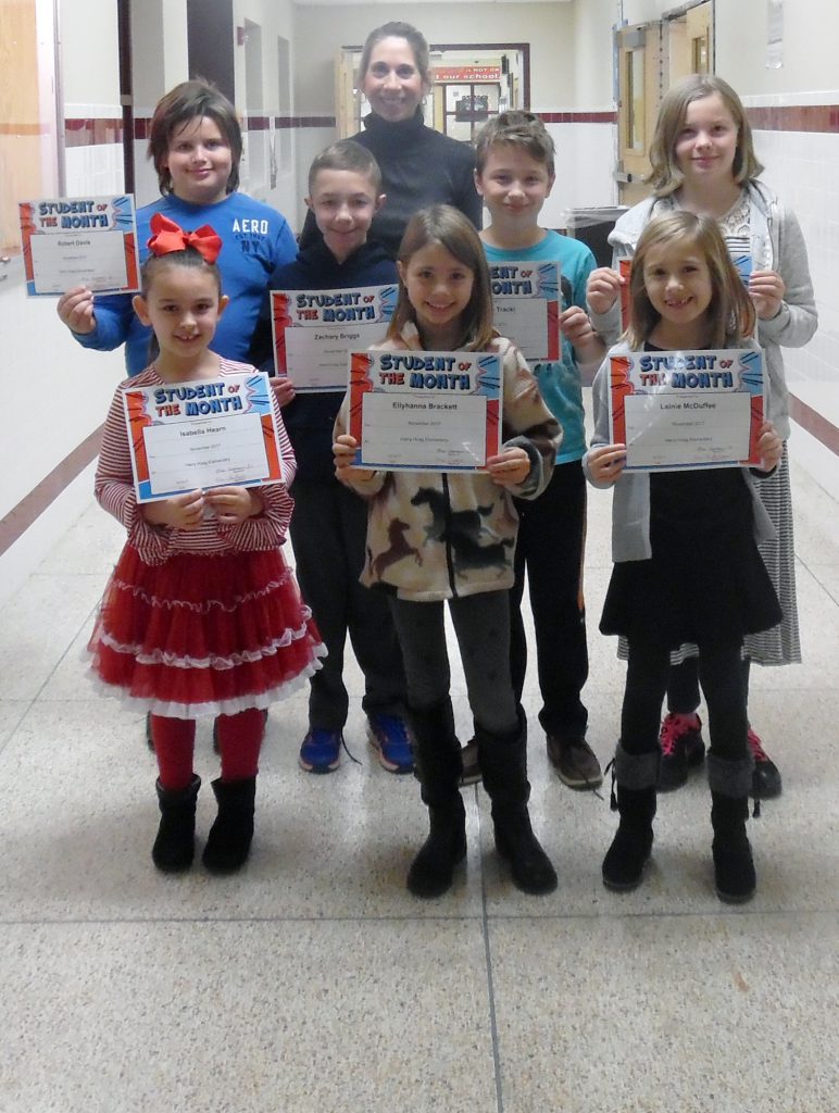 Harry Hoag November 2017 Students of the Month