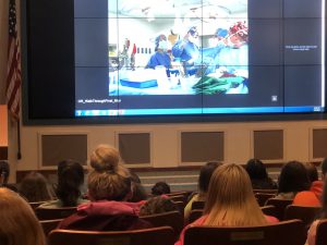 photo of an interactive Heart surgery video.
