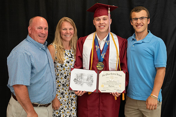 John Fureno at his son's graduation