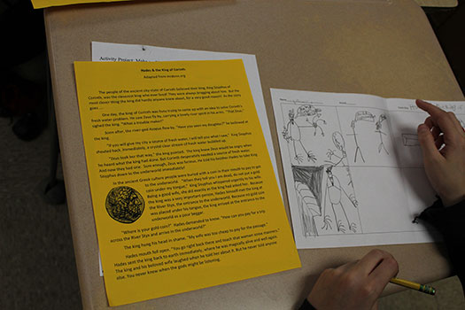 A myth on paper and the student's comic