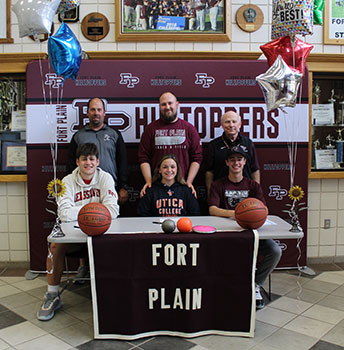 Robert, Coach Russom, Sarah, Coach Niles, Levi, Athletic Director Karker