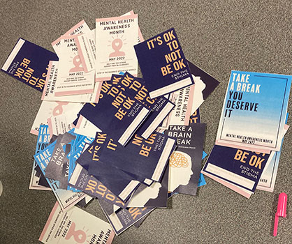 Mental Health Awareness brochures