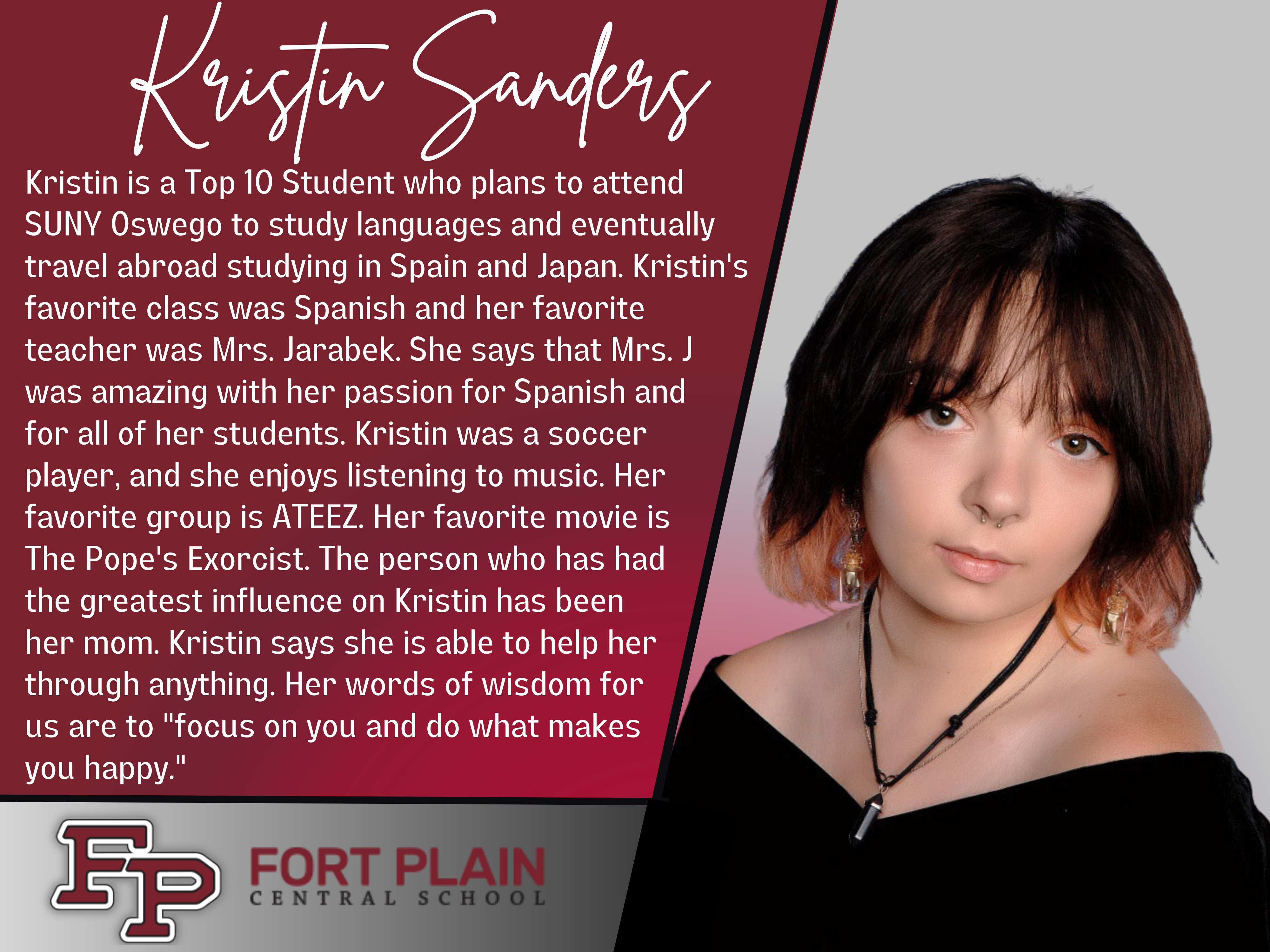 photo of and info about Kristin